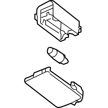 Nissan 26490-2FJ1A Room Lamp Assy-Luggage