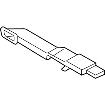 Nissan 27832-7B000 Duct-Heater Floor,Rear RH