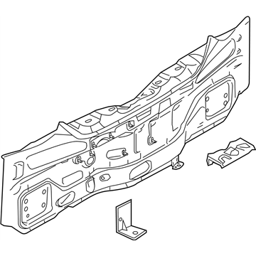 Nissan G9110-ZW4MA Panel Rear Upper