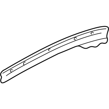 Nissan 76827-7B000 Finisher-Slide Rail Waist