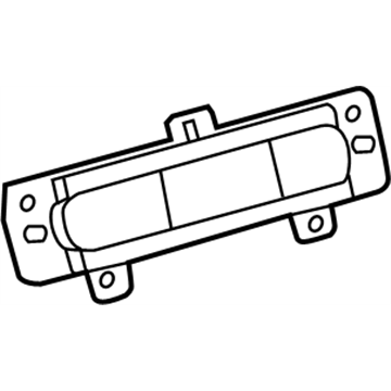 Nissan 27511-3JA0A Control Unit Assembly-Rear Air Conditioner