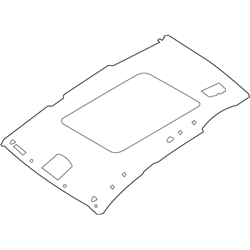 Nissan 73910-5AC2A Cloth Assy-Headlining