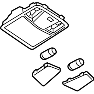 Nissan 26430-3YR0A Lamp Assembly Map