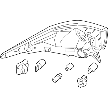 2014 Nissan Pathfinder Tail Light - 26550-3KV0A
