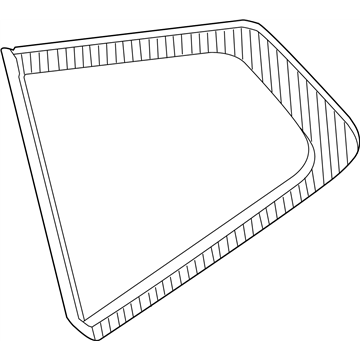 Nissan 83300-5HA0B Glass Assy-Side Window,RH