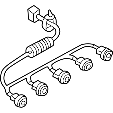 Nissan 26597-0W000 High Mounting Stop Lamp Socket Assembly