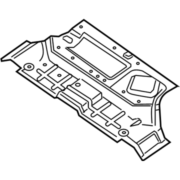 Nissan G4512-ZL9MA Floor Re Front