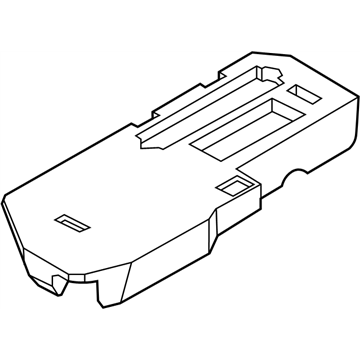 Nissan 849H0-1JA0A Box Assembly-Luggage Floor, Front