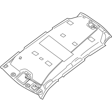 Nissan 73910-3KU0A Headlining Assy