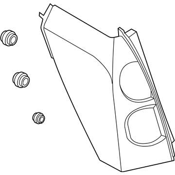 Nissan 26554-ZM70A Body Assembly-Combination Lamp