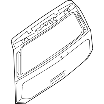 Nissan 90150-ZH030 Door Assembly-Back, Upper