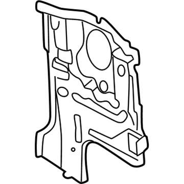 Nissan 62521-9Z430 Support-Radiator Core,Side LH