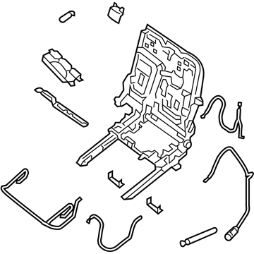 Nissan 88060-3JP1A Frame And Power Unit