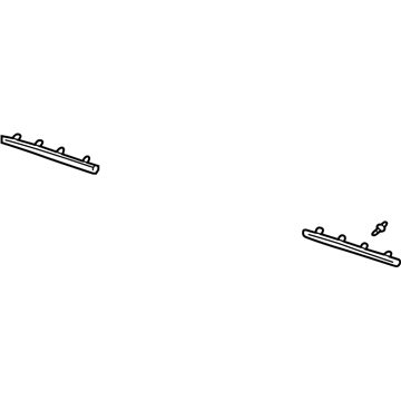 1998 Nissan Pathfinder Weather Strip - 65820-2W100