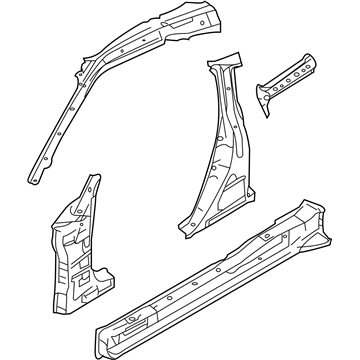 Nissan G6020-6AVMA Body Assy-Side,RH