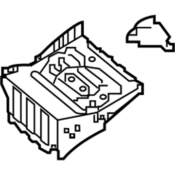 Nissan F4861-9JJMA Bracket Assy-Battery Mounting,Lower