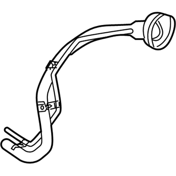 2008 Nissan Armada Fuel Filler Hose - 17221-7S000