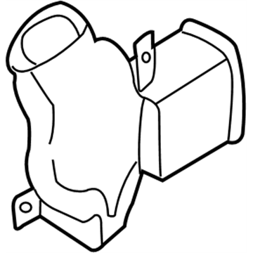 Nissan 27980-7B010 Duct-Ventilator,Rear