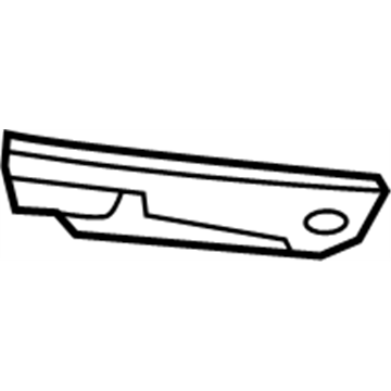 Nissan 62226-1JA0A Bracket Front Bumper Side RH