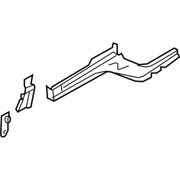 Nissan 75131-1FD1A Plate-Closing,Front Side Member LH