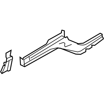 Nissan 75131-EL030 Plate-Closing,Front Side Member LH