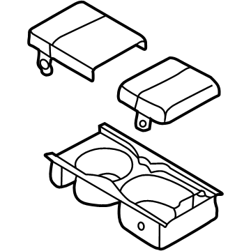 Nissan 68430-9E001 Cup Holder Assembly