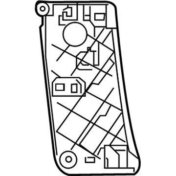 Nissan 26092-EZ21B Bracket Assy-Headlamp,LH