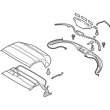 Nissan 97003-CF01A Folding Roof COMPELTE