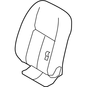 Nissan 87650-EZ34A Back-Seat LH