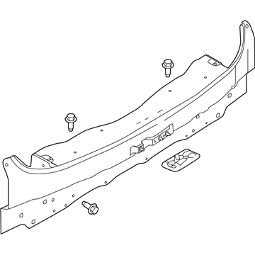 Nissan G9110-5AAMA Panel-Rear,Upper