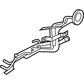 Nissan 17221-JB11A Tube Assy-Filler