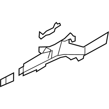 Nissan 75130-JK000 Plate-Closing,Front Side Member RH