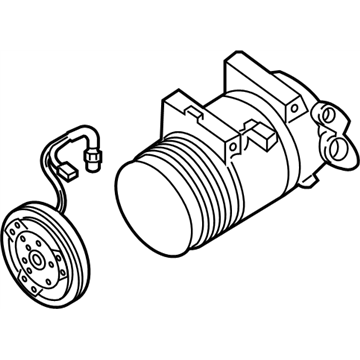 Nissan Titan A/C Compressor - 92600-EZ40A