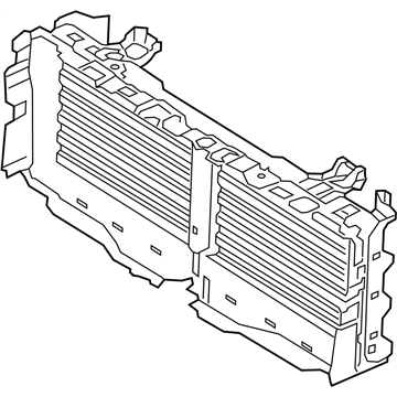 Nissan 21421-9FT0B Shutter Assy-Radiator