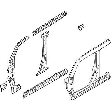 Nissan G6030-1A11A Body Assembly-Side RH