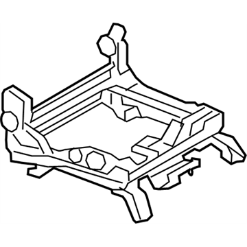 Nissan 87401-1EJ0A ADJUSTER Assembly Front Seat, RH