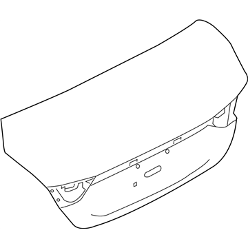 Nissan 84300-4RA1A Lid-Trunk