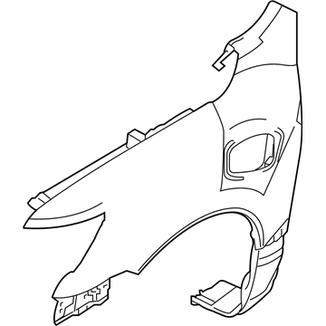 Nissan 63100-EZ00B Fender - Front, RH