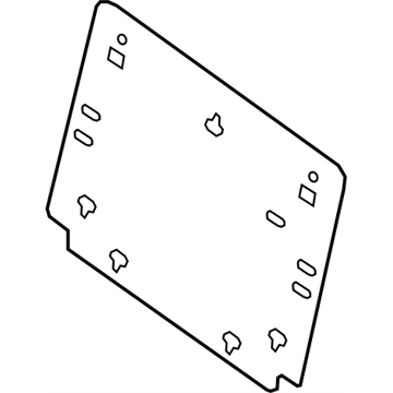 Nissan 89605-4BA0A Board Assy-3RD Seat Back