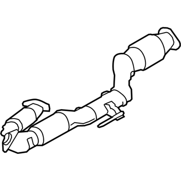 2017 Nissan Quest Catalytic Converter - 200A0-4AY0A