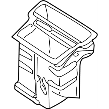 Nissan 27135-0W000 Duct Assembly-Vent