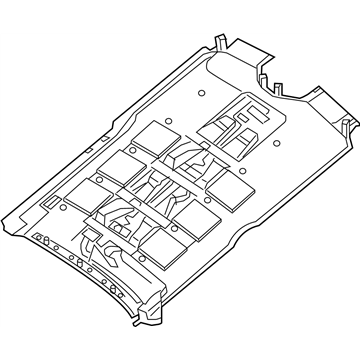 Nissan 73908-9JH2A Cloth-Roof Side,LH