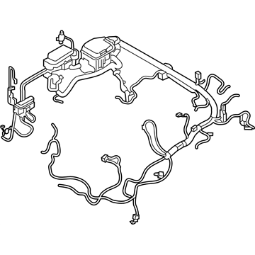 Nissan 24012-EZ02A Harness-Engine Room