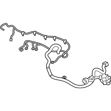 Nissan 24077-EZ01A Harness Assy-Engine