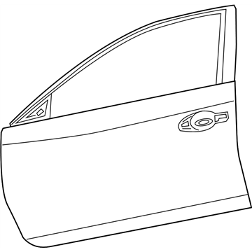 Nissan 80152-3TA0A Panel-Front Door,Outer RH