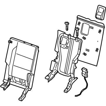 Nissan 89600-ZC30A Cushion Assembly - 3RD Seat, RH