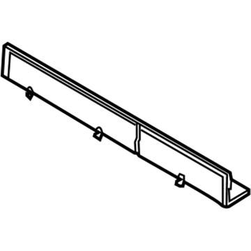 Nissan 84908-CA000 FINISHER - Luggage, Center Lower