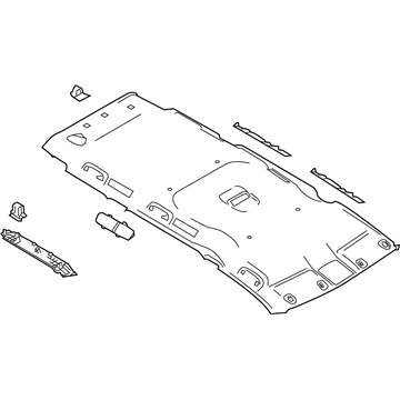 Nissan 73910-1JC0A Headlining Assy