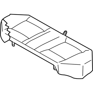 Nissan 88300-ZK50A Cushion Assy-Rear Seat