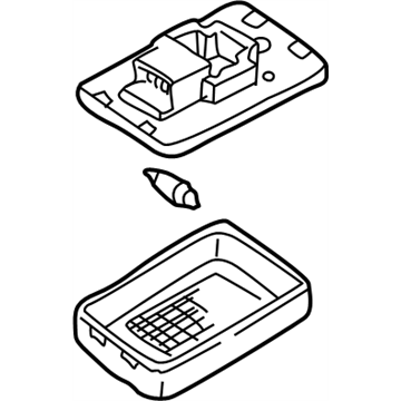 Nissan 26410-3W402 Lamp Assembly-Luggage Room